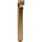 Ekena Millwork Thorton Arts and Crafts Rough Sawn Bracket w/ Offset Brace, Western Red Cedar, 6"W x 44"D x 44"H BKT0604X44X44THR03RWR - alternate 2